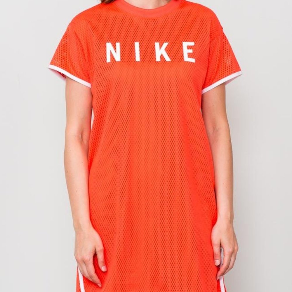 Coral Nike Jersey Dress for Women